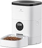 PETLIBRO Automatischer Futterautomat für Katze und Hund, 4L Automatischer Futterspender mit Edelstahlschüssel, 1-4 Mahlzeiten pro Tag & 10s Voice Recorder für kleine/mittlere Haustiere