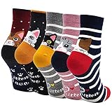 Damen Bunte Socken Lustige Socken mit Motiv...