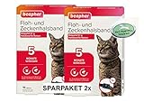 MAX HAMSTER SPARPACK: 2 x Beaphar Ungezieferhalsband/Flohband für Katzen...